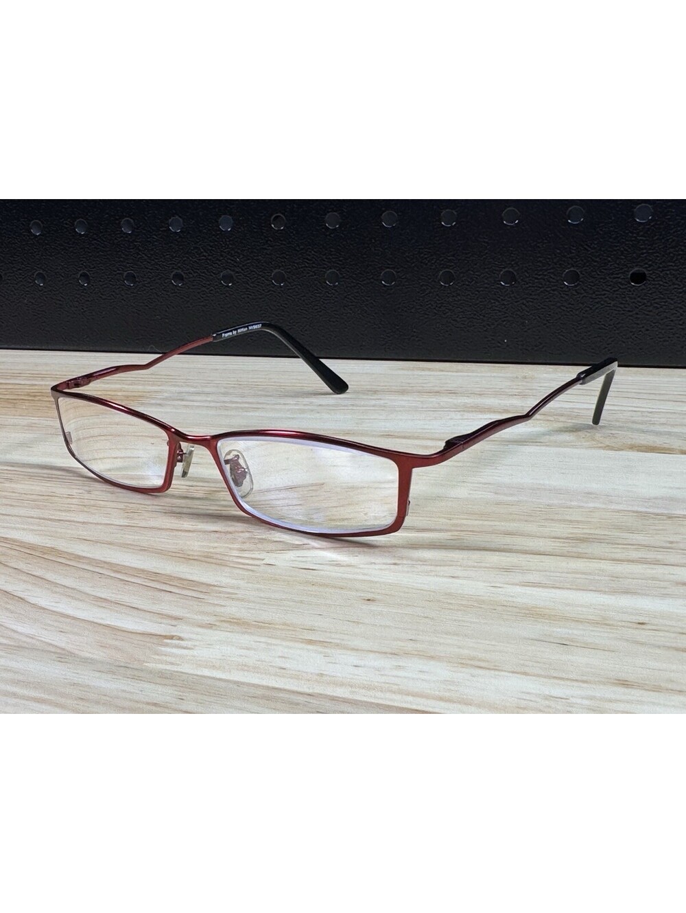 Nikon Duratitan Eyeglasses NV9837  Vintage Red Crimson Frames 51[]18-140